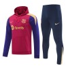Barcelona Hoodie Felpe da Allenamento 2024-25 Rossa